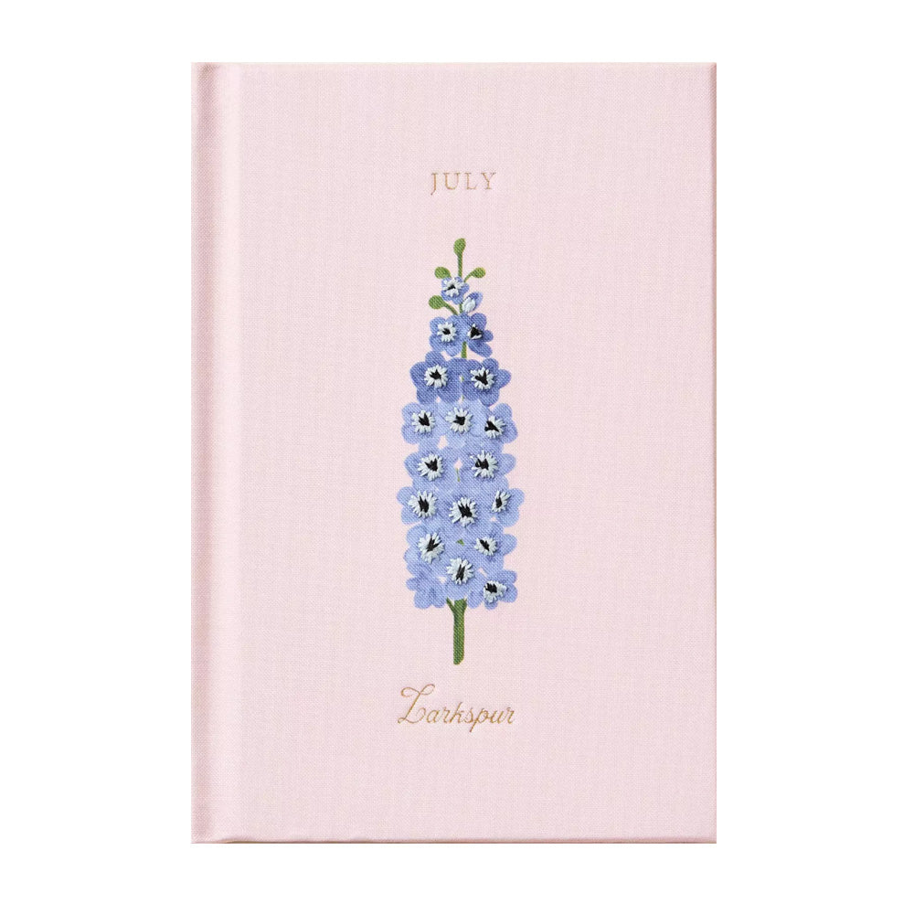 Birth Month Mini Embroidered Journal - July