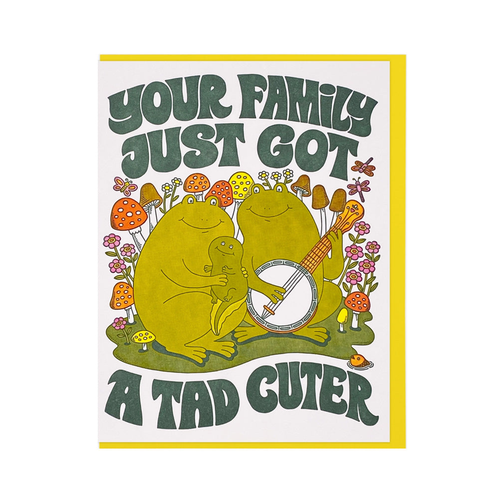 Your Family Just Got A Tad Cuter Card