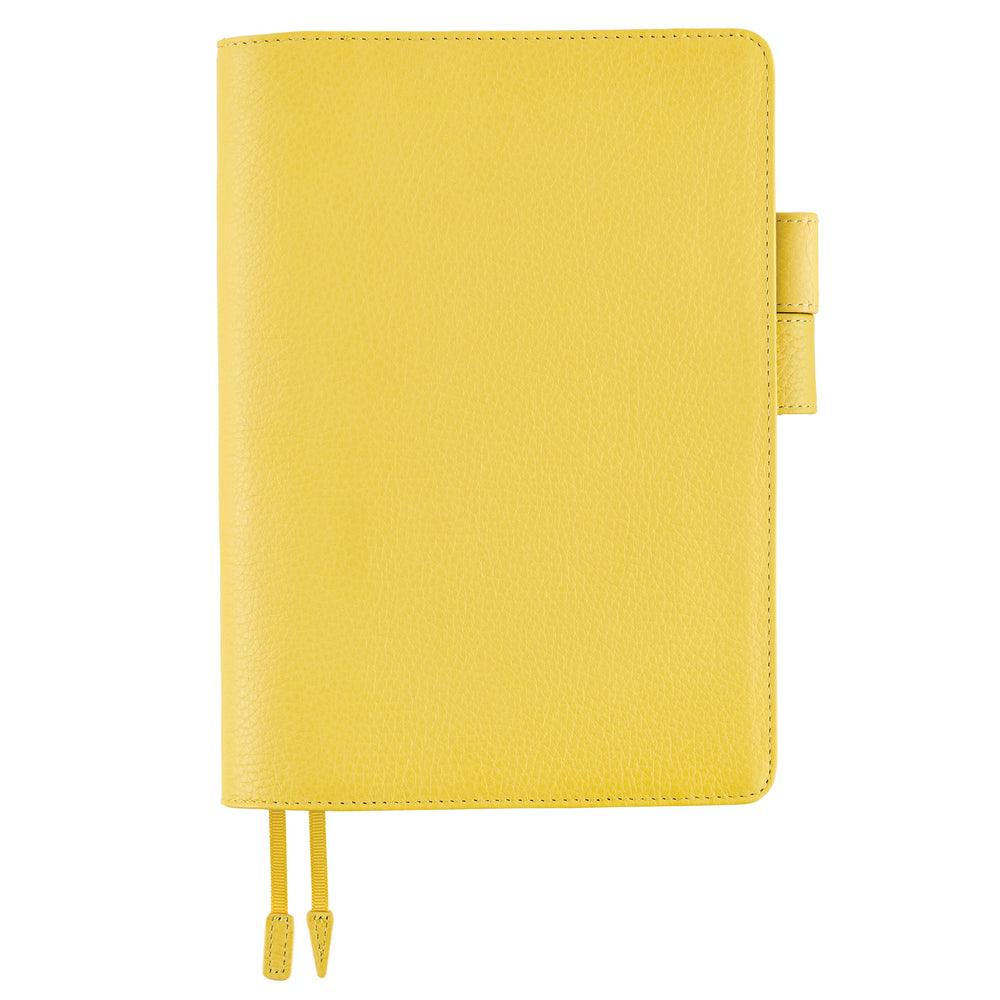 2025 Hobonichi Techo Cousin A5 Cover Only - Leather: Brilliant Yellow