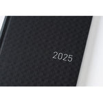 2025 Hobonichi Techo English Weeks - Paper Series: Black Gingham