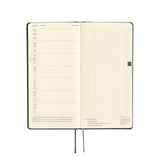 2025 Hobonichi Techo English Weeks - Paper Series: Black Gingham