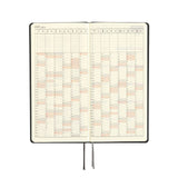 2025 Hobonichi Techo English Weeks - Paper Series: Black Gingham