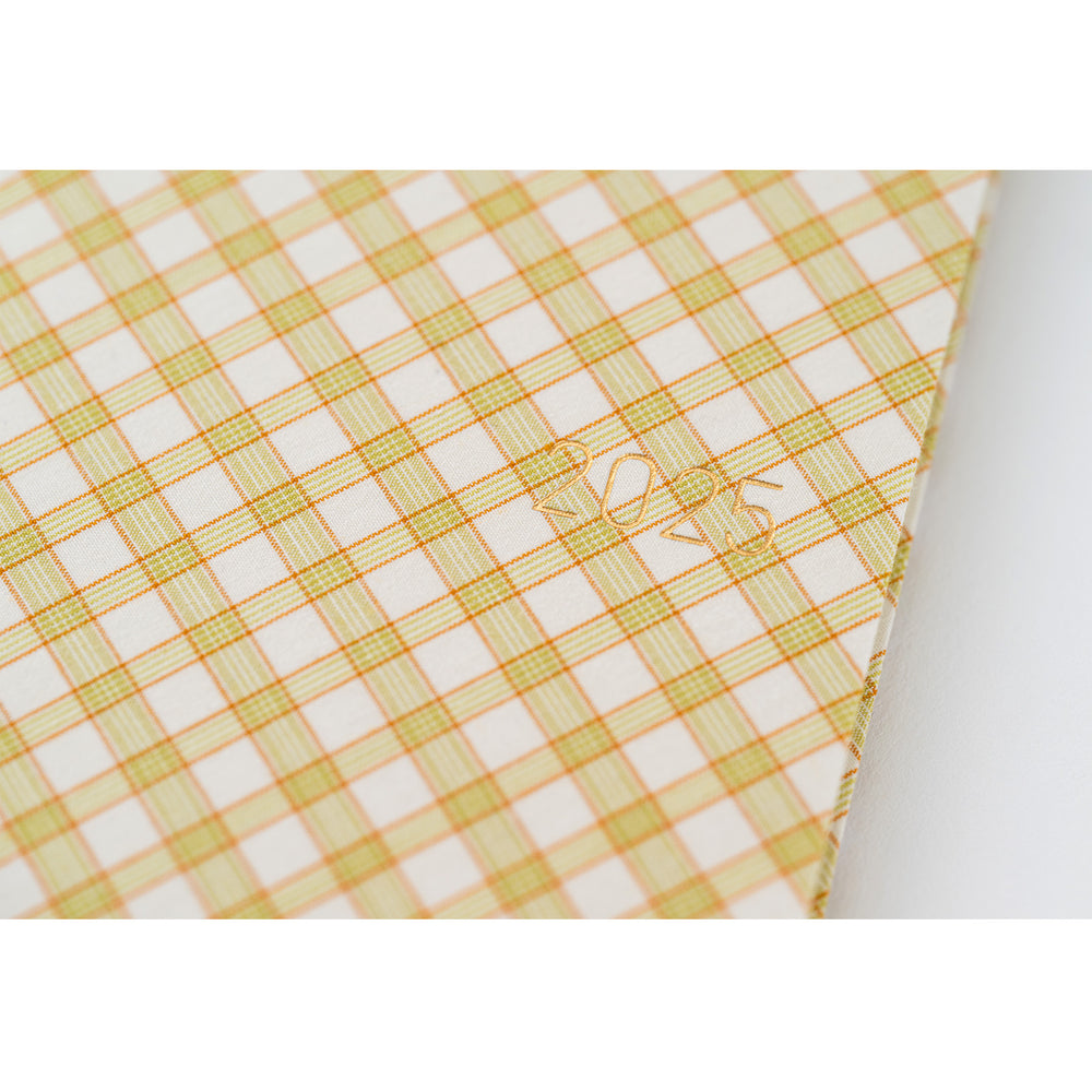 2025 Hobonichi Techo English Weeks - Shirt Fabric: Harvest Plaid