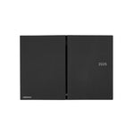 2025 Hobonichi Techo HON A5 English Hardcover Planner Book - Paper Series: Black Gingham