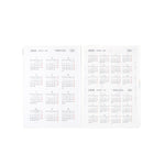 2025 Hobonichi Techo HON A5 English Hardcover Planner Book - Paper Series: Black Gingham