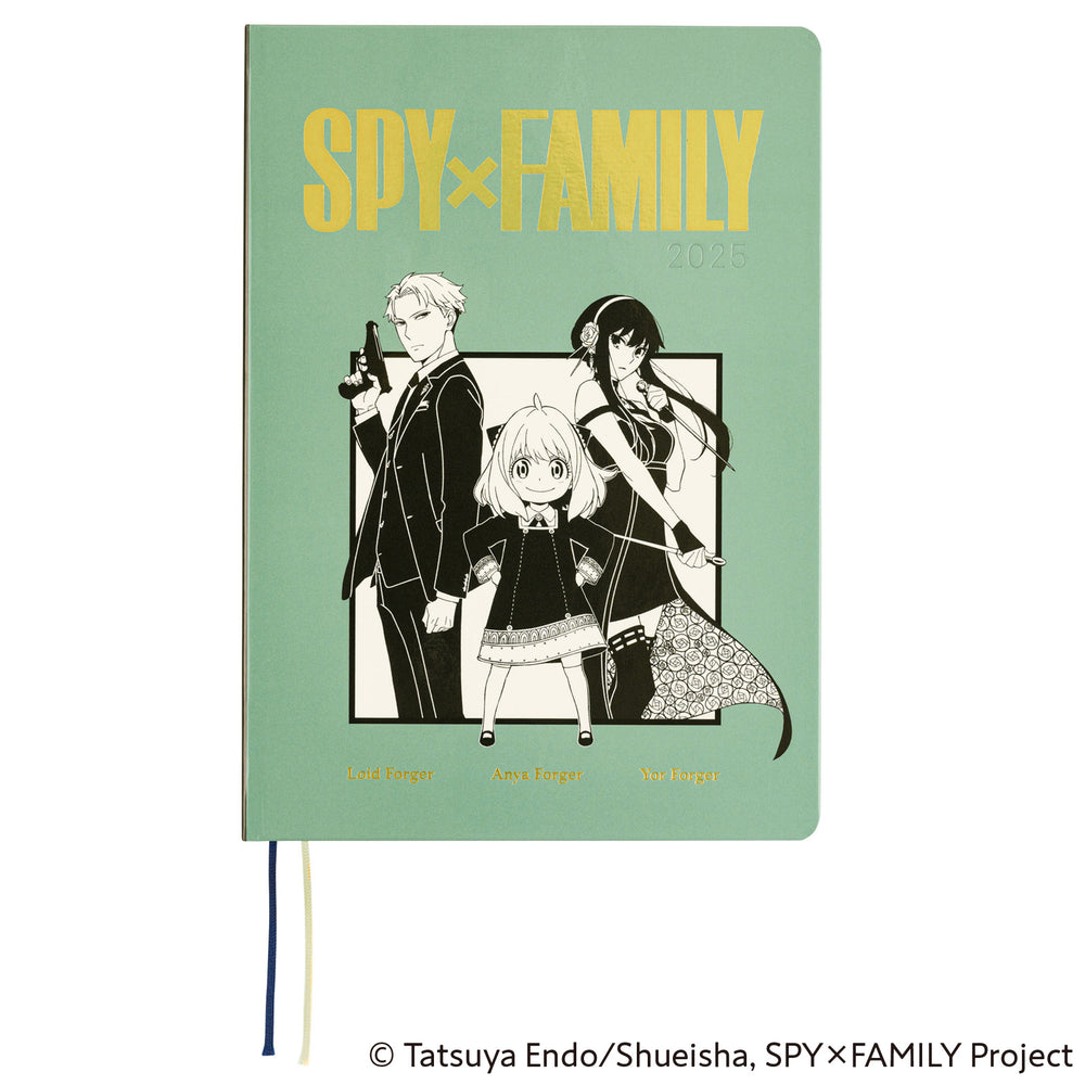 2025 Hobonichi Techo HON A5 English Hardcover Planner Book - SPY x FAMILY: Forger Family