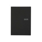 2025 Hobonichi Techo HON A6 English Hardcover Planner Book - Paper Series: Black Gingham