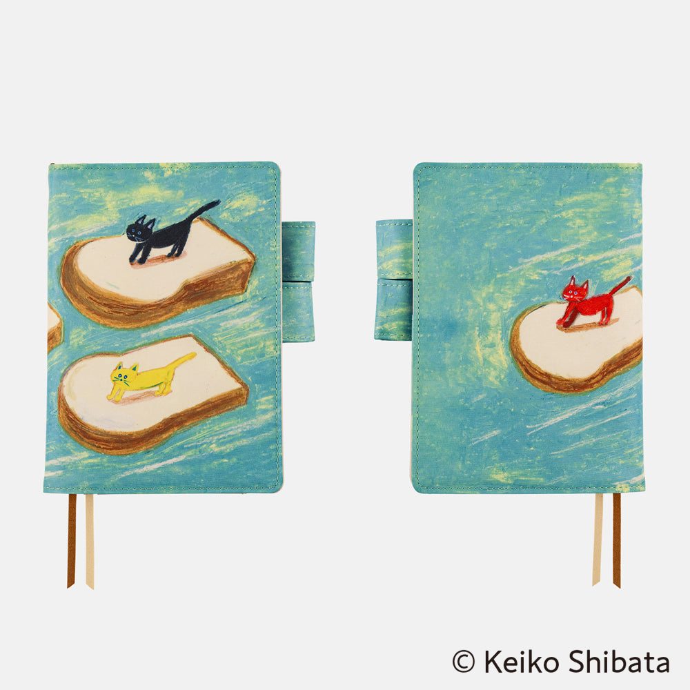 2025 Hobonichi Techo Original A6 Cover Only - Keiko Shibata: Bread floating in the wind