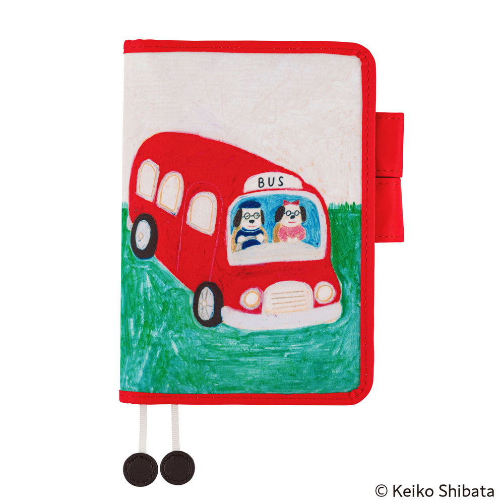 2025 Hobonichi Techo Original A6 Cover Only - Keiko Shibata: Bus management by Mr. and Mrs. Inoue