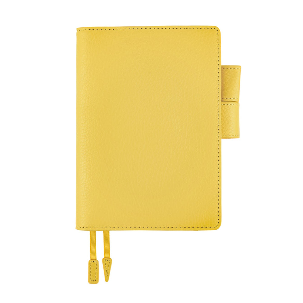 2025 Hobonichi Techo Original A6 Cover Only - Leather: Brilliant Yellow