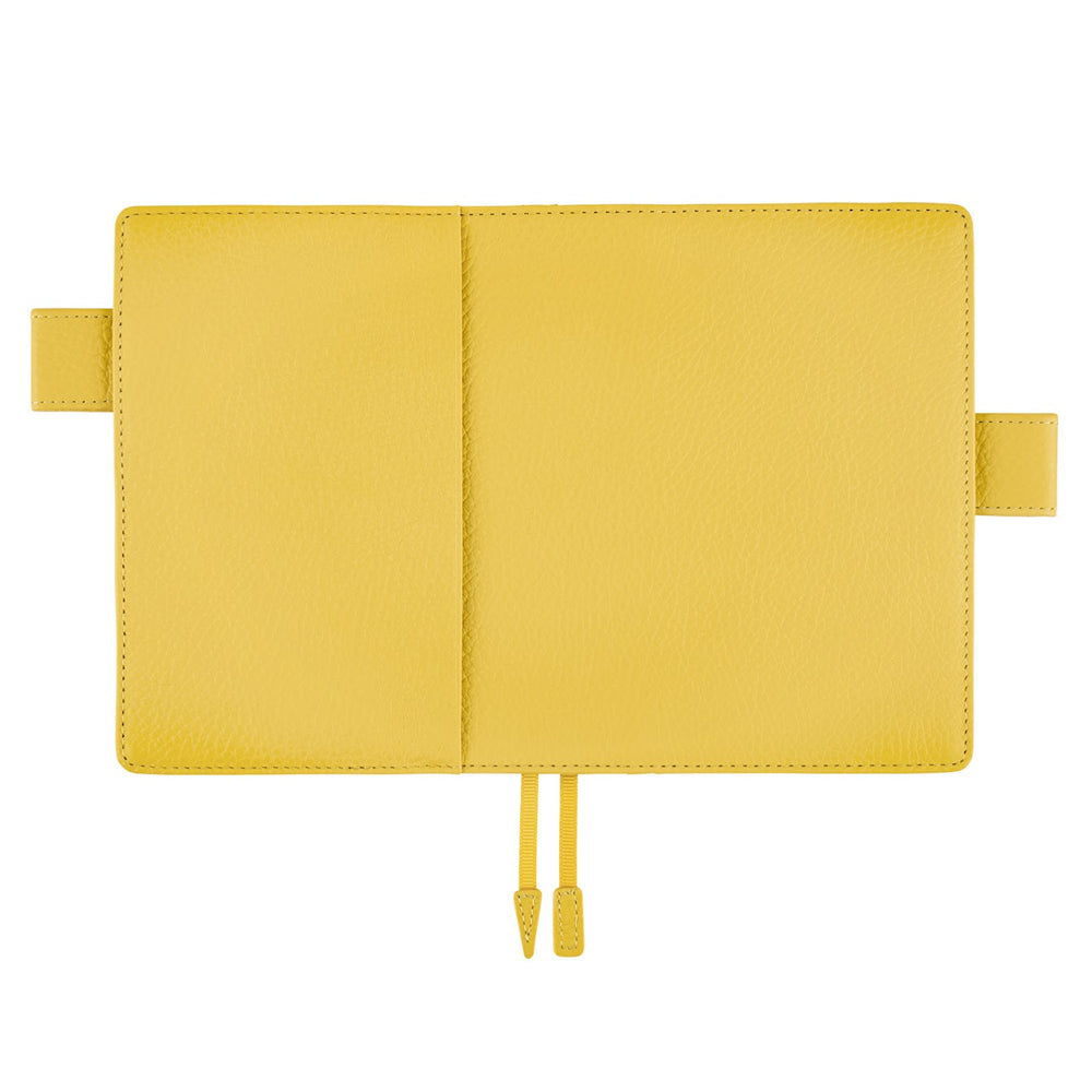 2025 Hobonichi Techo Original A6 Cover Only - Leather: Brilliant Yellow