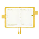 2025 Hobonichi Techo Original A6 Cover Only - Leather: Brilliant Yellow