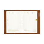 2025 Hobonichi Techo Original A6 Cover Only - Leather: Taut (Brown)