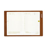 2025 Hobonichi Techo Original A6 Cover Only - Leather: Taut (Brown)