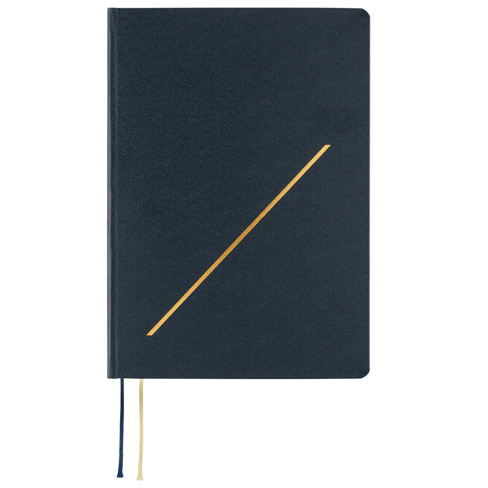 2025 Hobonichi Techo HON A5 English Hardcover Planner Book - Slash (Navy)