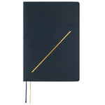 2025 Hobonichi Techo HON A5 English Hardcover Planner Book - Slash (Navy)