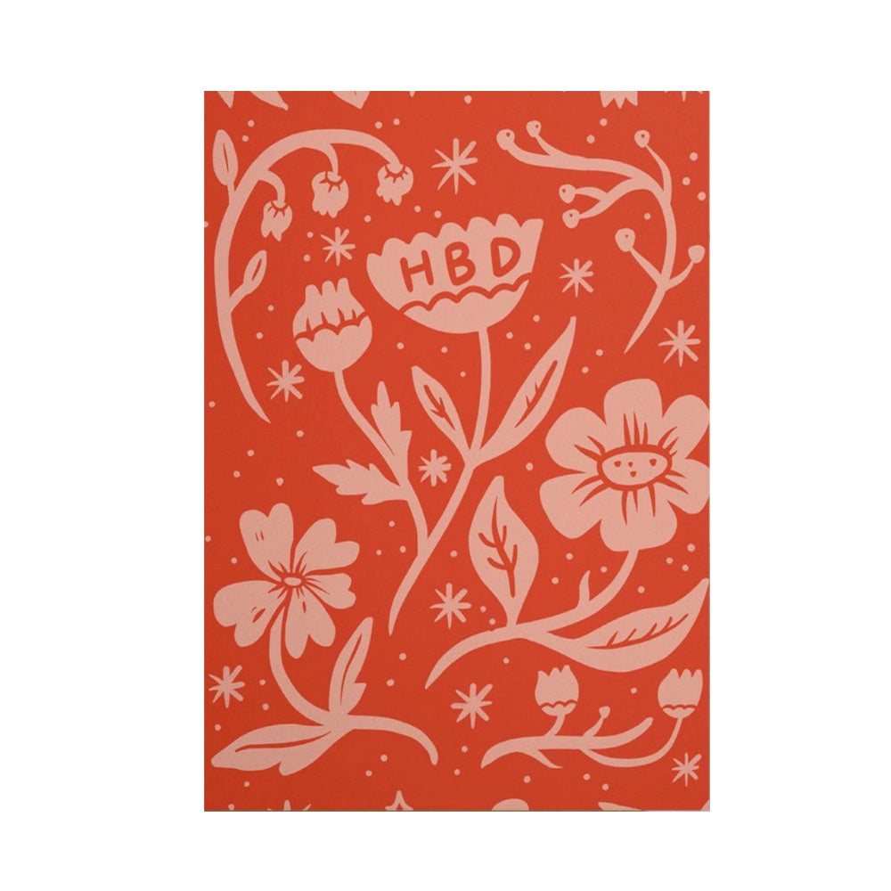 Hbd Floral Card