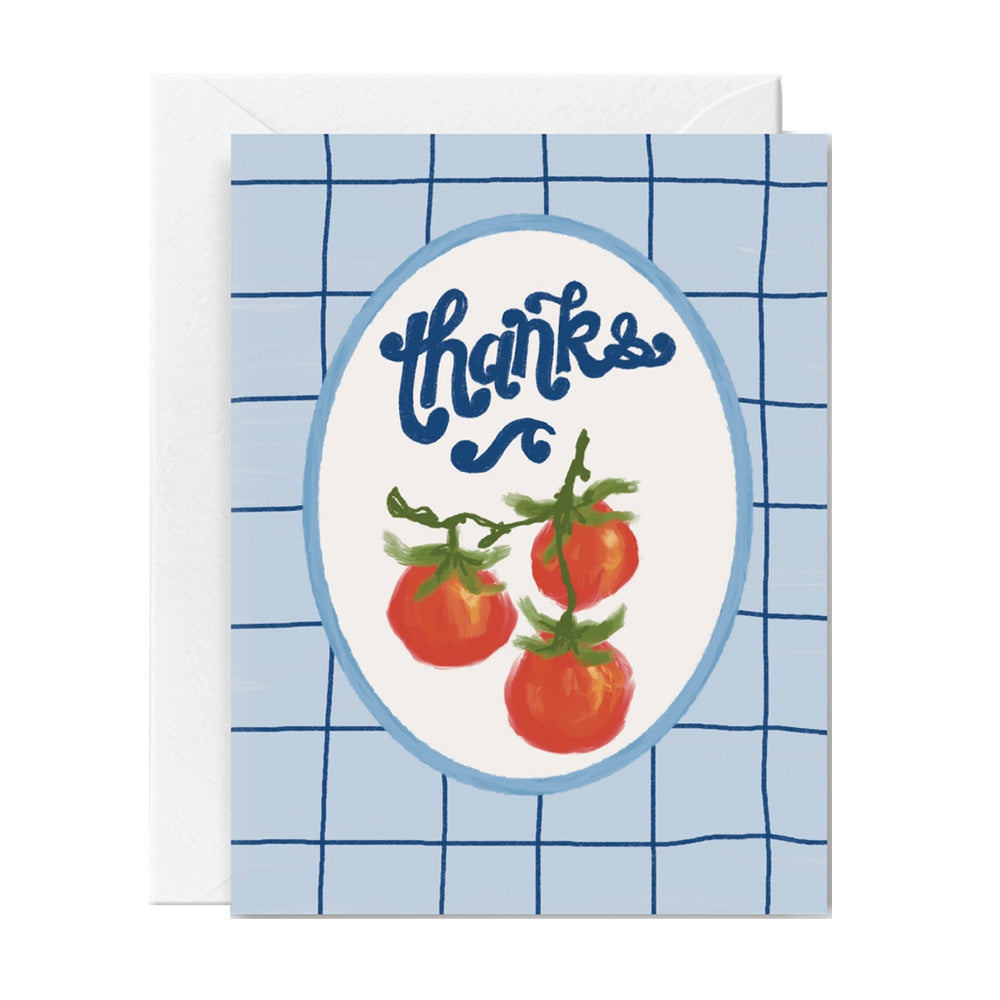 Tomato Thanks Card