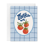 Tomato Thanks Card