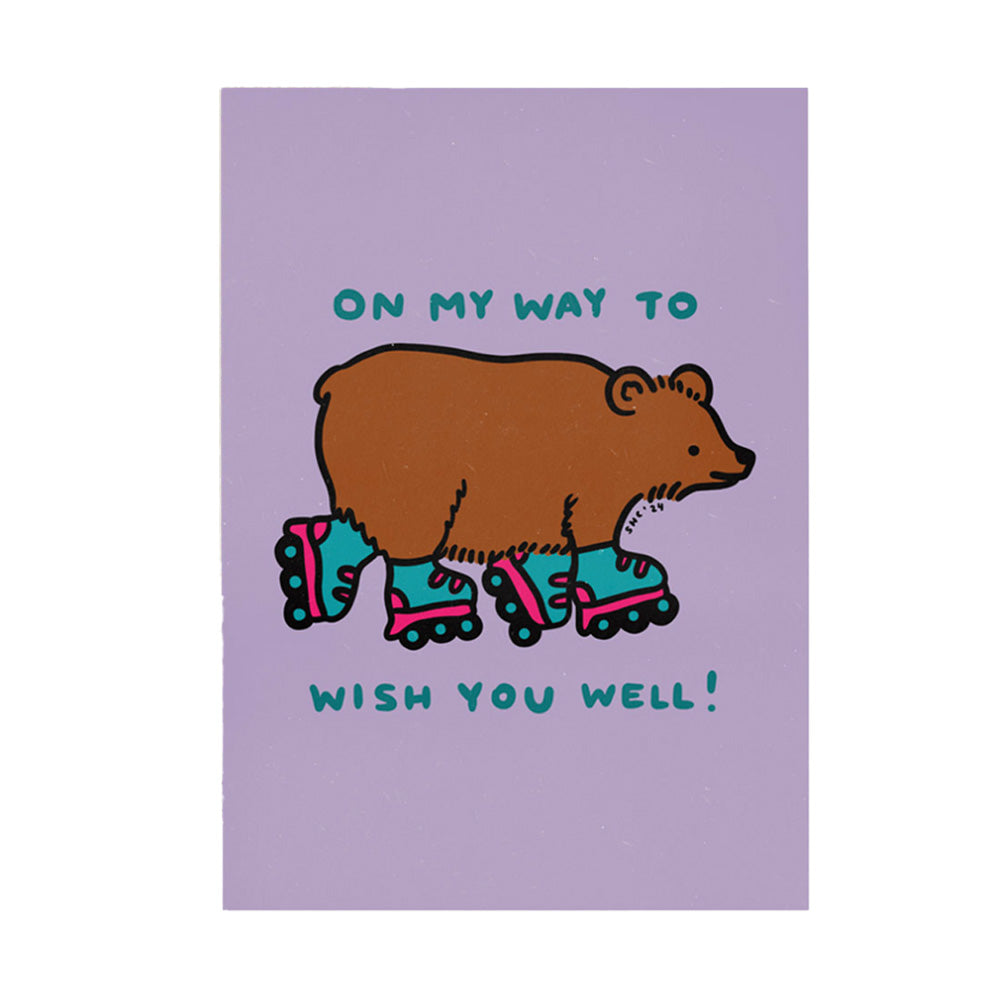 Wish You Well (Bear) Card