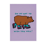 Wish You Well (Bear) Card