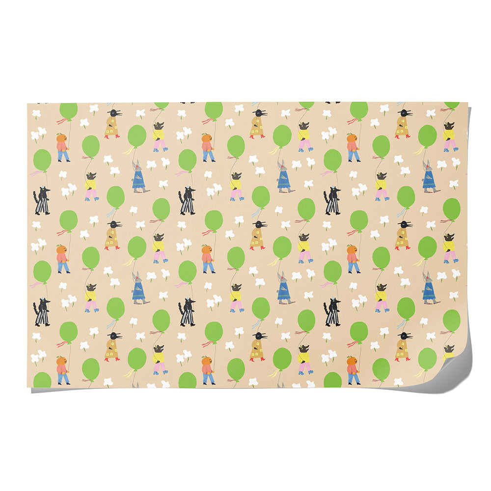 Birthday March Wrapping Paper Sheet