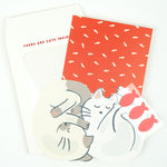 Gyugyu Letter Set - Two Cats