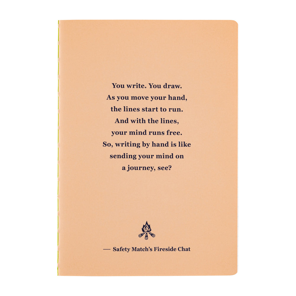 Hobonichi Fireside Chat Notebook - Lined (B6 Size)