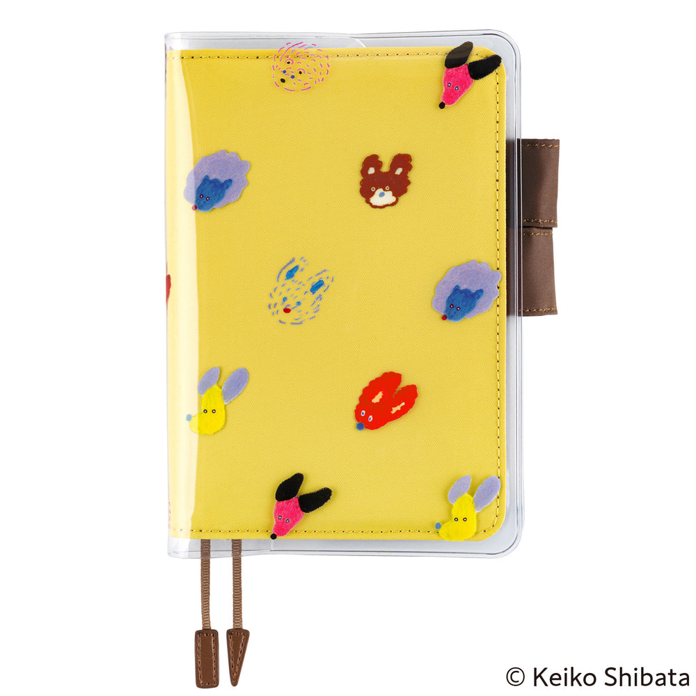 Hobonichi Techo A6 - Keiko Shibata: Cover on Cover for A6 Size (Dog Ears Fluttering in the Wind)