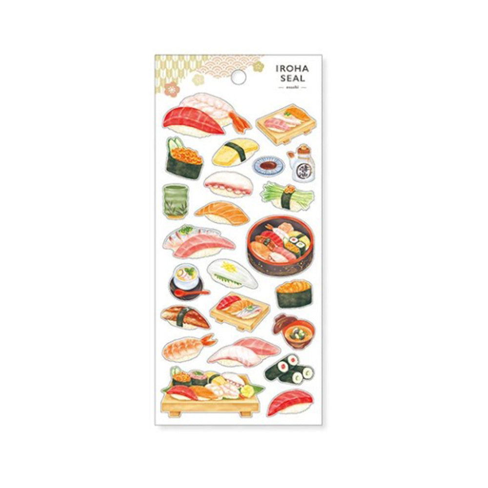 Iroha Sticker Sheet - Sushi