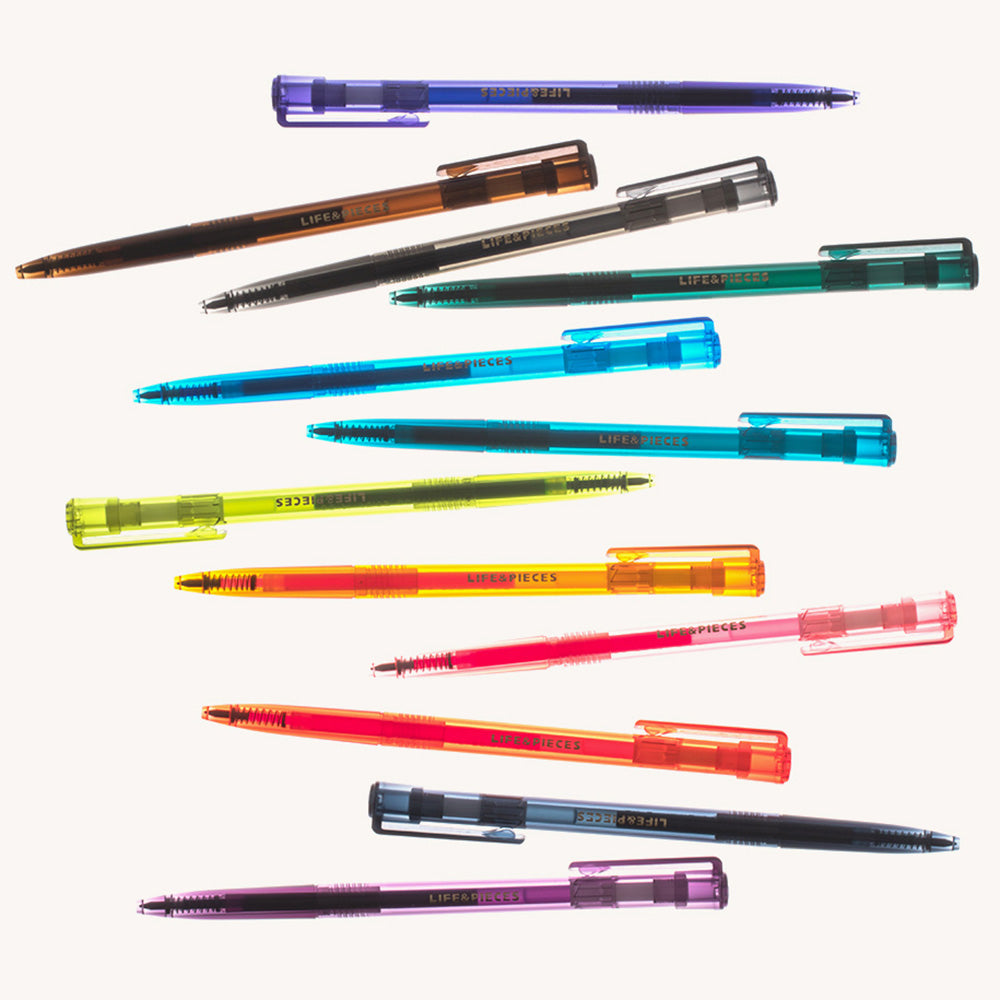 Life & Pieces 4 Color Gel Pen v2, Cream