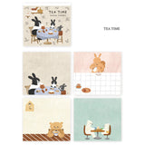 Mariko Fukuoka Memo Block - Tea Time