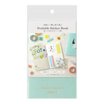 Midori Peelable Sticker Book - Light Blue
