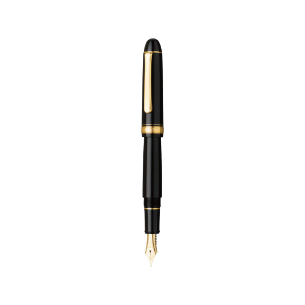 Platinum 3776 Century Fountain Pen - Black with Gold