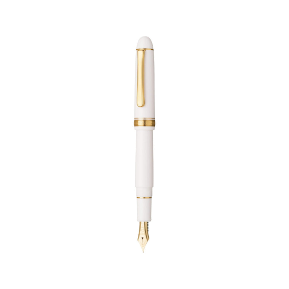 Platinum 3776 Century Fountain Pen - Chenoneau White with Gold