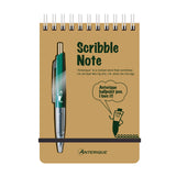 "Terry" Mascot Scribble Note and Pen Set - Green