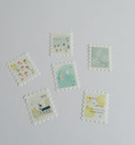 Yohaku Flake Seal Stickers - Letter