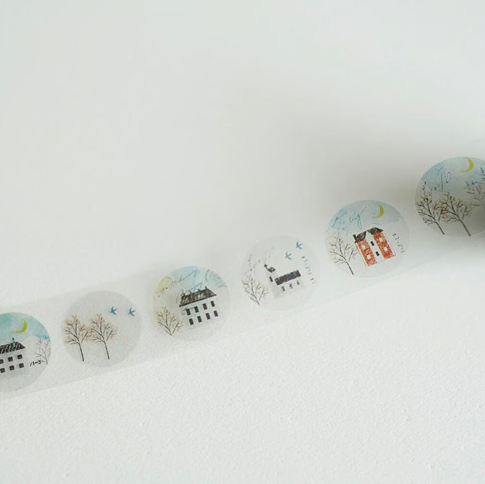 Yohaku PET Sticker Seals Roll - Itsuka-no-Machikado