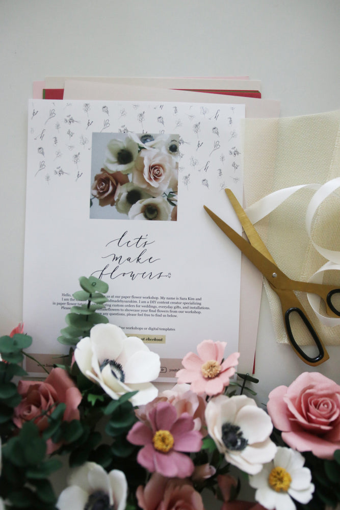 September 28: Paper Flowers with Handmade By Sara Kim