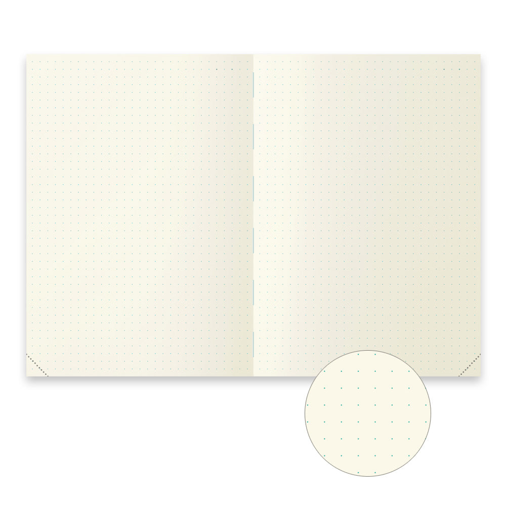 Monogram Notebook, White Dots (Grid)