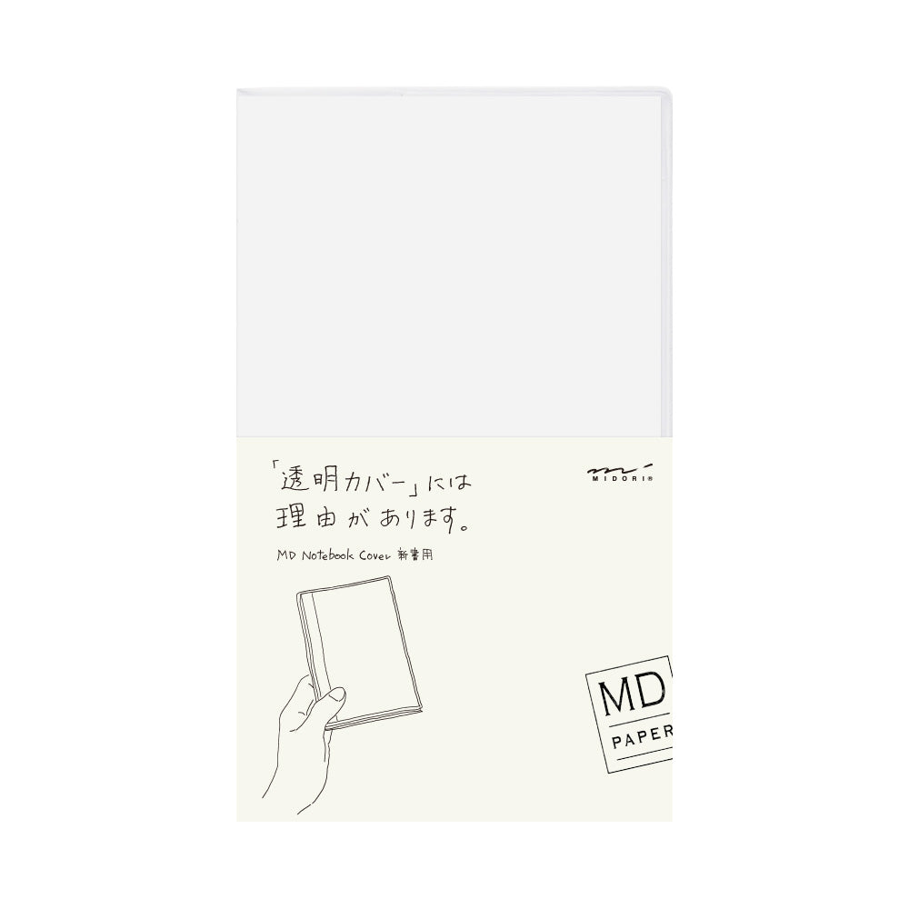 Midori MD A6 Notebook Cover - Clear