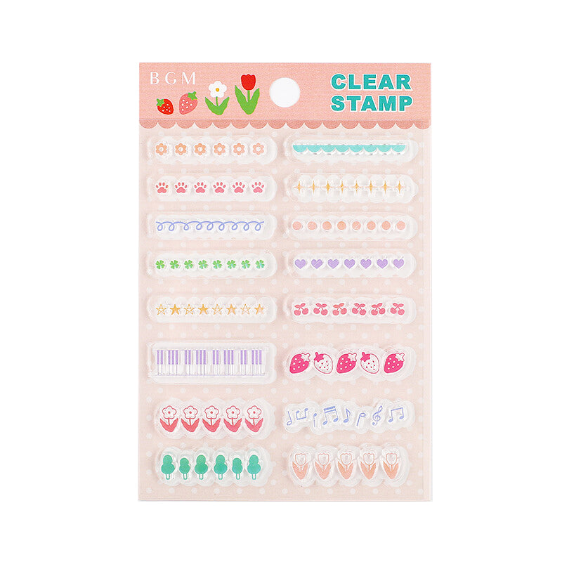BGM Clear Stamp Acrylic Block Small