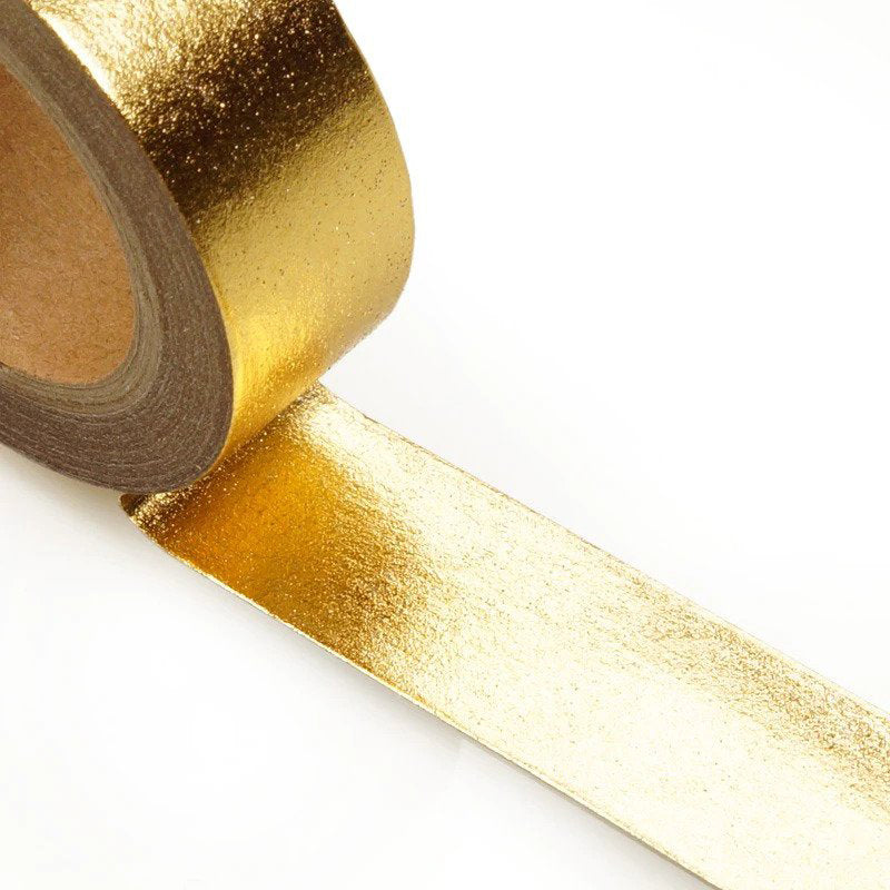 Light Gold Washi Tape, 15mm Gold Shiny Tape, Wrapping Tape