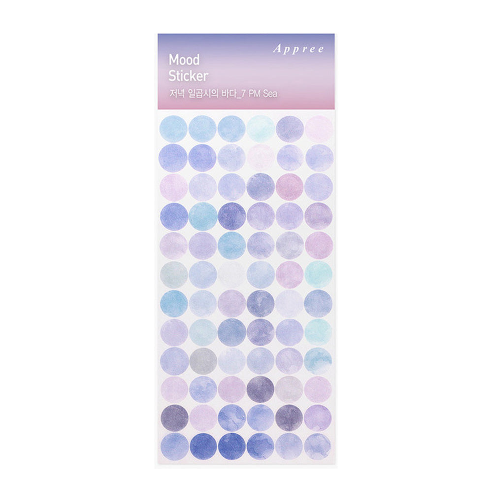 Appree Sunset Clear Paper Mood Sticker Pack