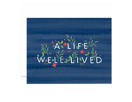 A Life Well Lived Card | M.Lovewell